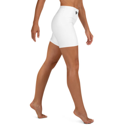 Shorts yoga donna bianco