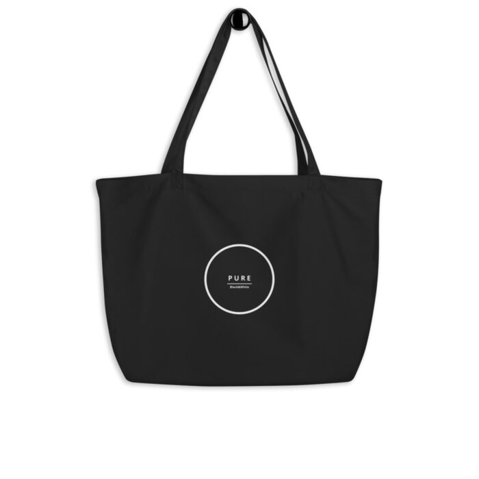 Shopping bag nera ecologica maxi