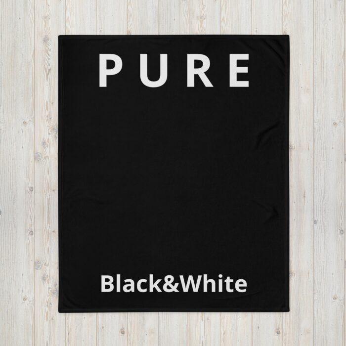 Coperta unisex Pure Black