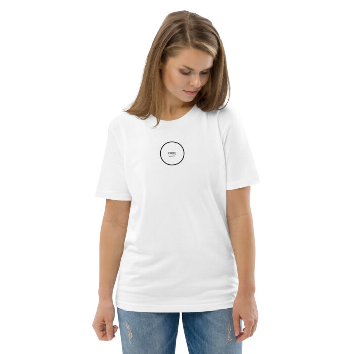 Maglietta donna bianca in cotone organico