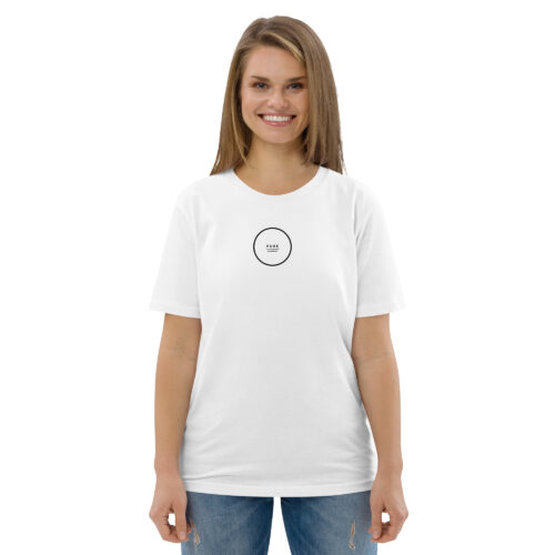 Maglietta donna bianca in cotone organico