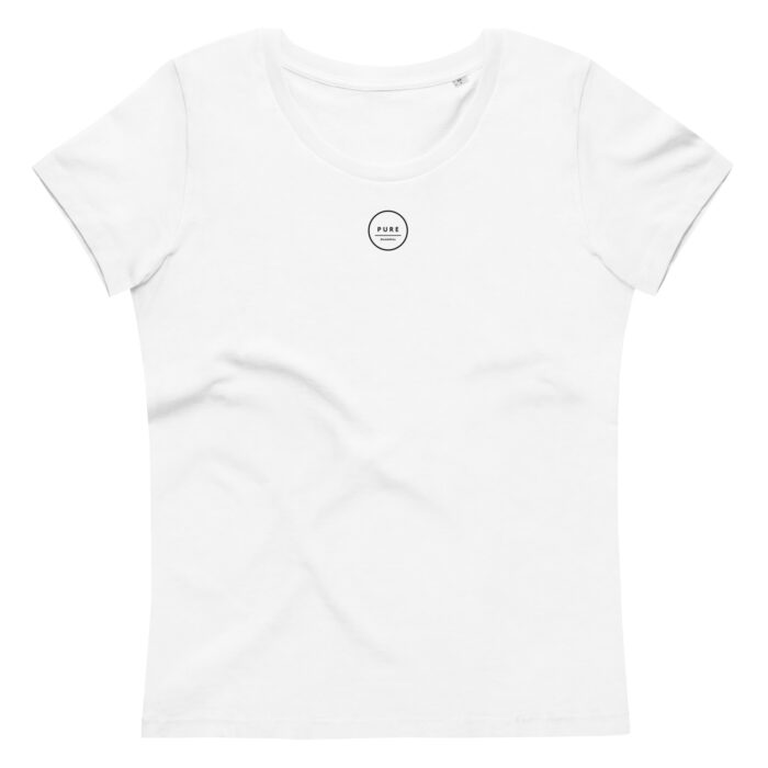 Maglietta ecologica donna aderente bianca