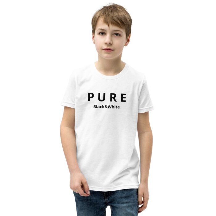 T-Shirt bianca a maniche corte per bambini