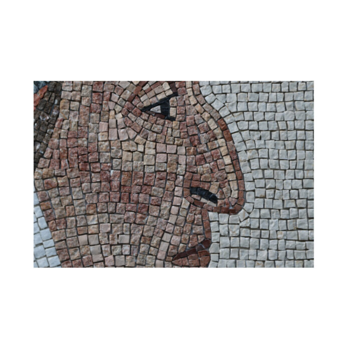 Mosaico soggetto DANTE ALIGHIERI fatto a mano