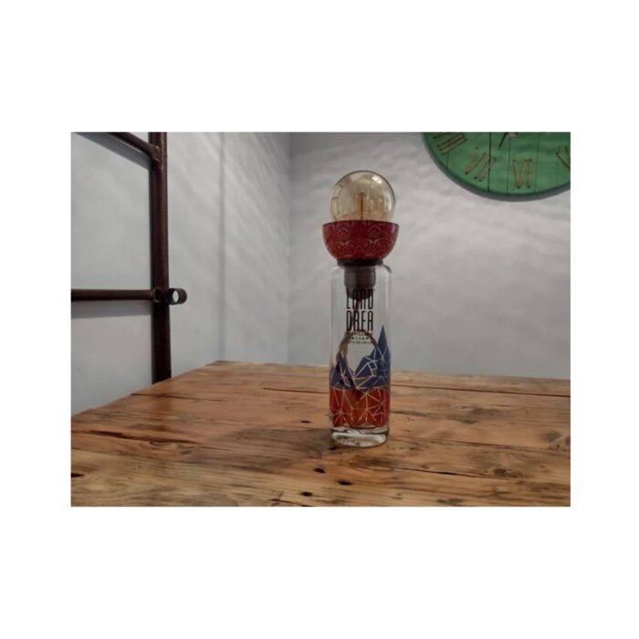 Lampada fatta a mano con bottiglia Gin modello LANDDREA
