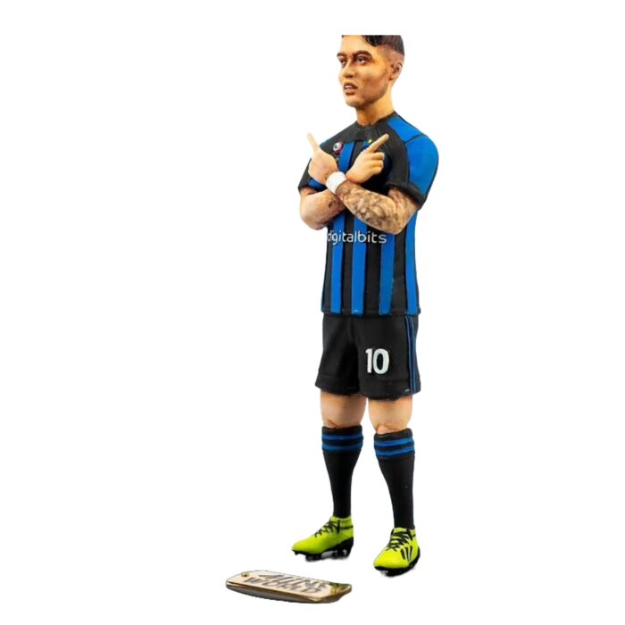 Statuetta personalizzata fatta a mano calciatore LAUTARO MARTINEZ