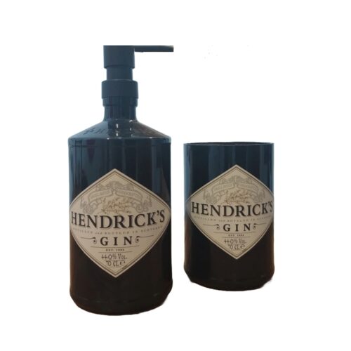 Kit dispenser + portaoggetti fatto a mano modello Gin HENDRICK'S