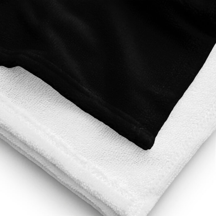 Asciugamano in tessuto nera DO WHAT YOU LOVE